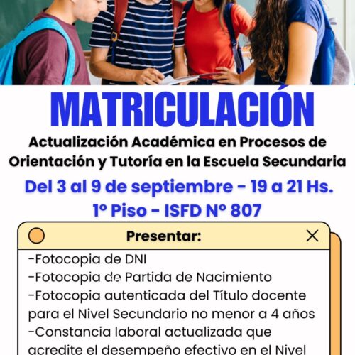 Matriculación