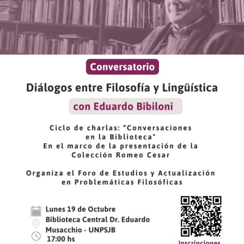 «Diálogos entre Filosofía y Lingüística”